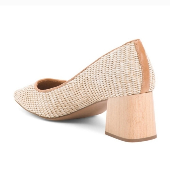 🔹️KELSI DAGGER🔹️ Block Heel Pumps in natural Color for women - Picture 3 of 6